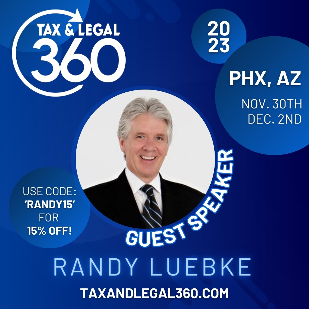 Mark Kohler Tax and Legal 360 Conference
