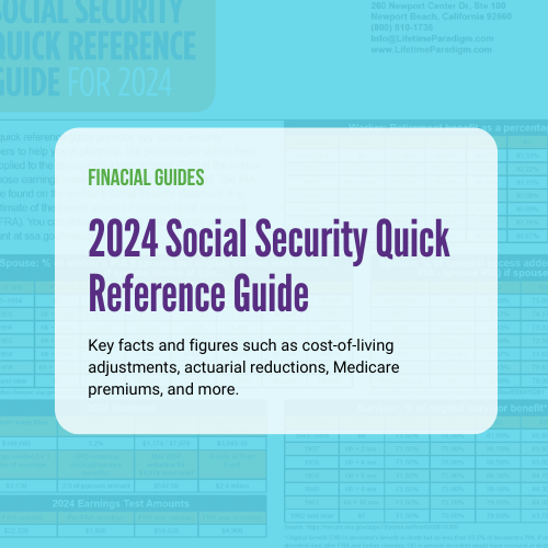 2024 Social Security Quick Reference Guide (featured image) Lifetime