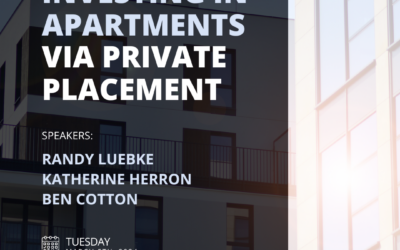 Investing in Apartments via Private Placement