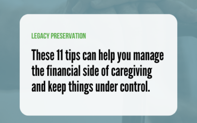 11 Financial Tips to Make Caregiving Easier