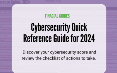 Savvy Cybersecurity Quick Reference Guide 2024